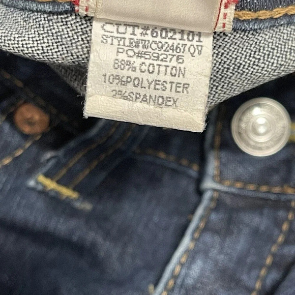 True‎ Religion Skinny Jeans Size 27 Low Rise Stretch Denim USA - Picture 7 of 8
